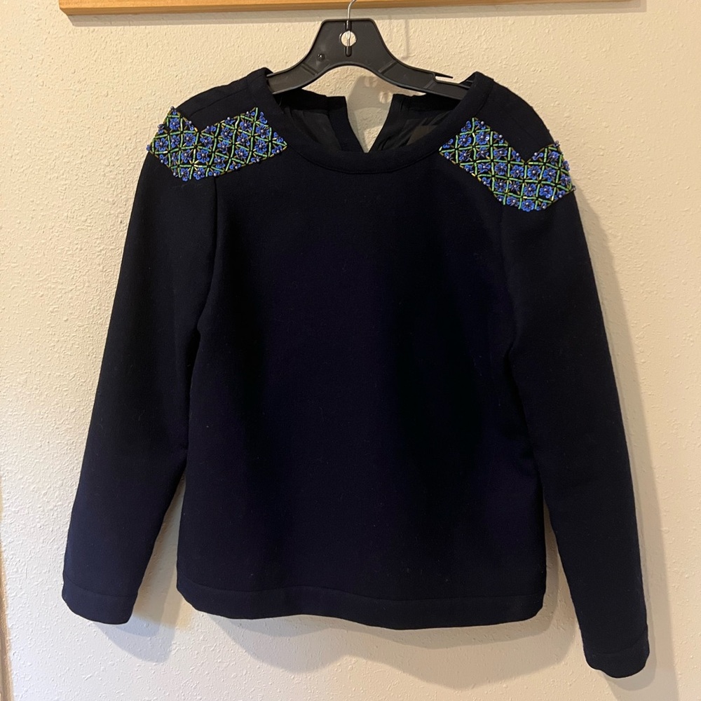 JCrew Collection Embellished Top